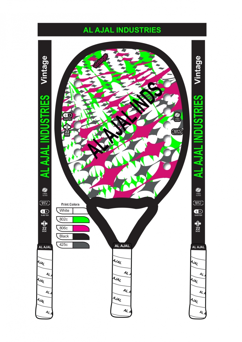 Glass Fiber Beach Tennis Racket